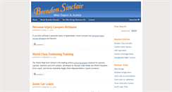 Desktop Screenshot of brendonsinclair.com