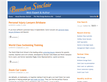 Tablet Screenshot of brendonsinclair.com